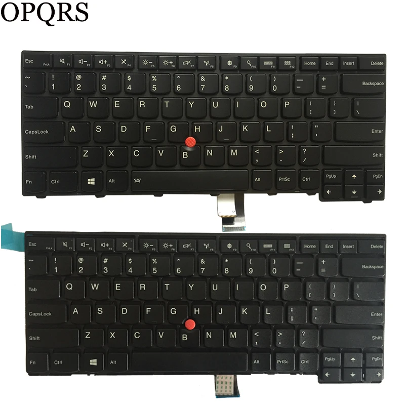 Новая клавиатура для ноутбука Thinkpad T440 T440S T431S T440P T450 T450S Черная Клавиатура