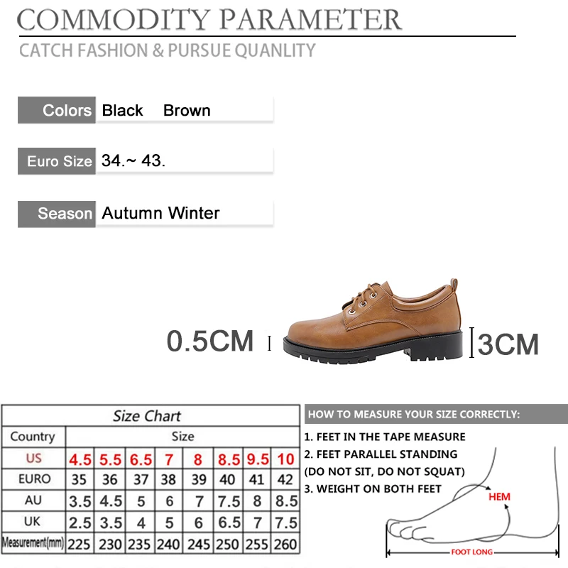 BQYDY Лидер продаж Новинка Туфли оксфорды Женская обувь из кожи Модная