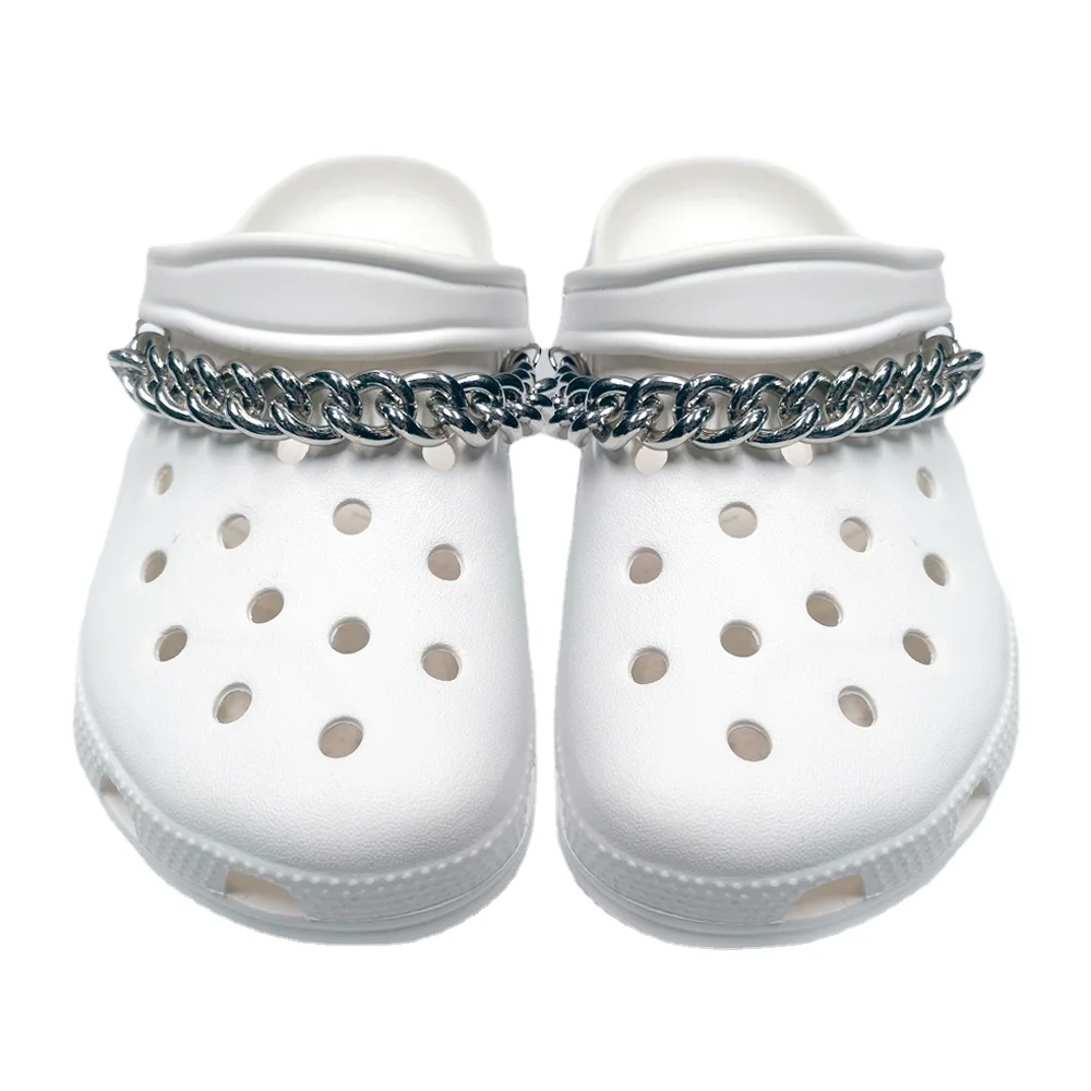 

Shoe Chain Charms Punk Style Clog Accessories for Croc Sandals Strap Decoration Pack for Girl Adult Women Men Kid Birthday Gift