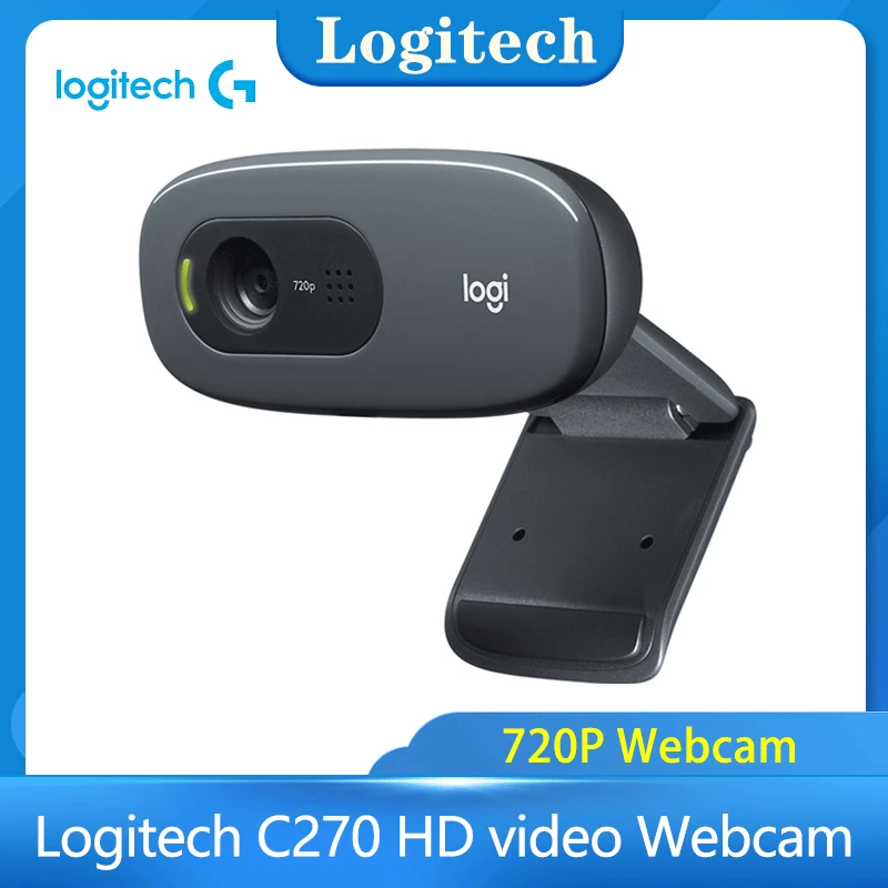 Веб камера Logitech C270 720P Full HD сетевая мини с микрофоном видеокамера веб для