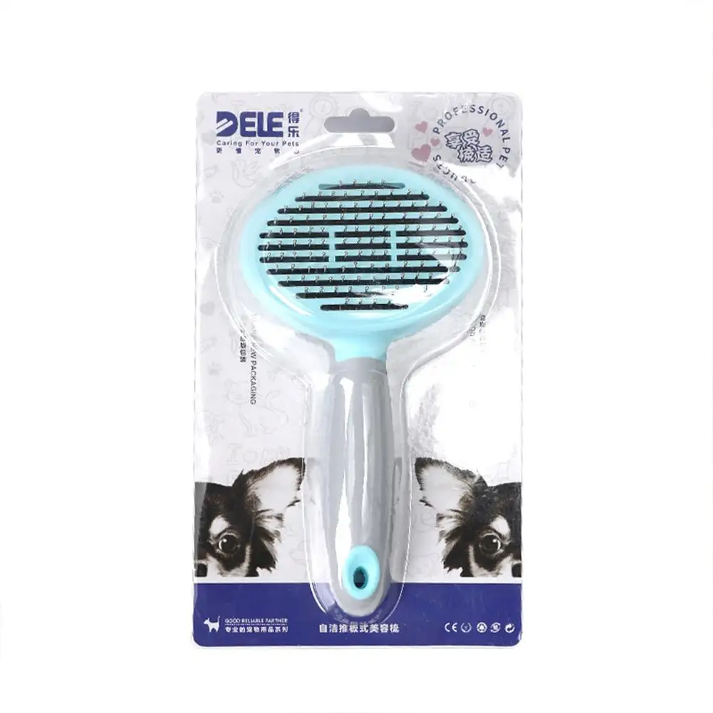 

One-key Hair Removal Massage Comb For Cats Cleaning Needle Comb Floating Hair Cleaner Dog Pet Comb