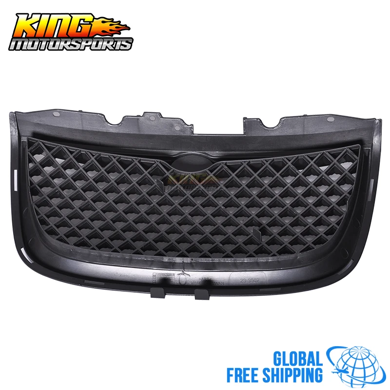 Подходит для 99 04 Chrysler 300M сетчатая крышка на решетку капота гриль Diamond Black ABS Global