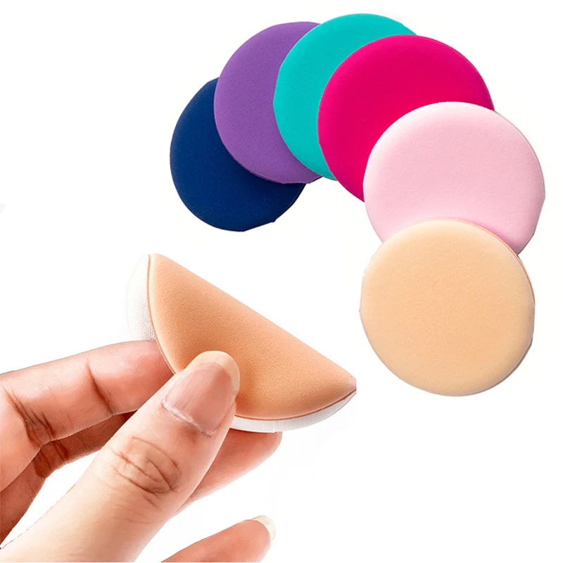 

2/6pcs Foundation Makeup Sponge Cosmetic Puff Cosmetic Air Pad Cushion Powder Smooth Beauty Wet &Dry Dual-Use Makeup Tools