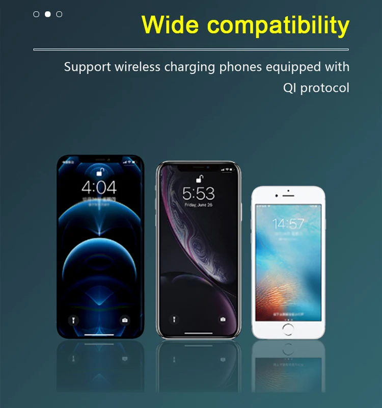 qi wireless chargers desktop vertical wireless charger 20w fast charging metal bracket mobile phone charger for iphone 11 12 free global shipping