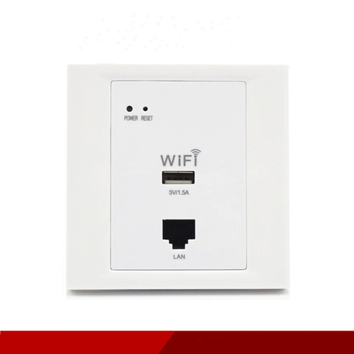 Новая WiFi Сетевая розетка 86 настенная Wi Fi Беспроводная AP роутер USB в настенной