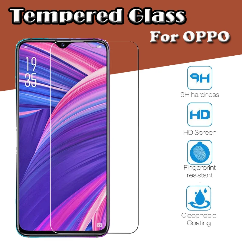 9H Clear Tempered Glass Screen Protector Guard For Oppo RENO 6.6 6.4 Z IQOO K3 A83 A85 F11 Pro R19 REALME C2 FIND X Film | Мобильные