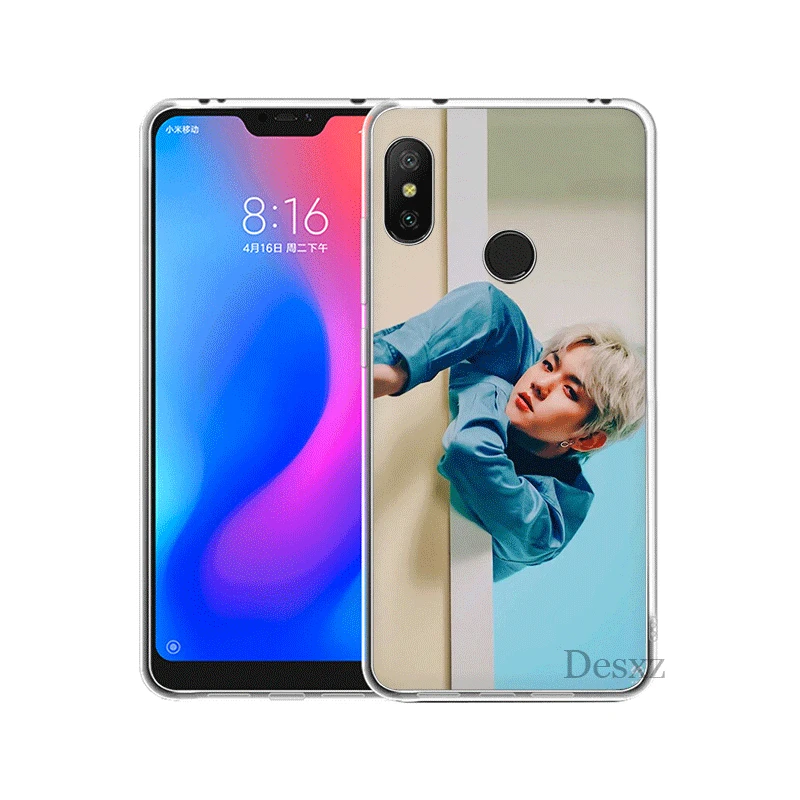 Чехол для Xiaomi Mi 5 мобильного телефона 5S 6 Mix 2S 8 A1 A2 5X 6X Lite F1 9T MAX 3 A3 Pro CC9 CC9E Cover EXO Baekhyun |
