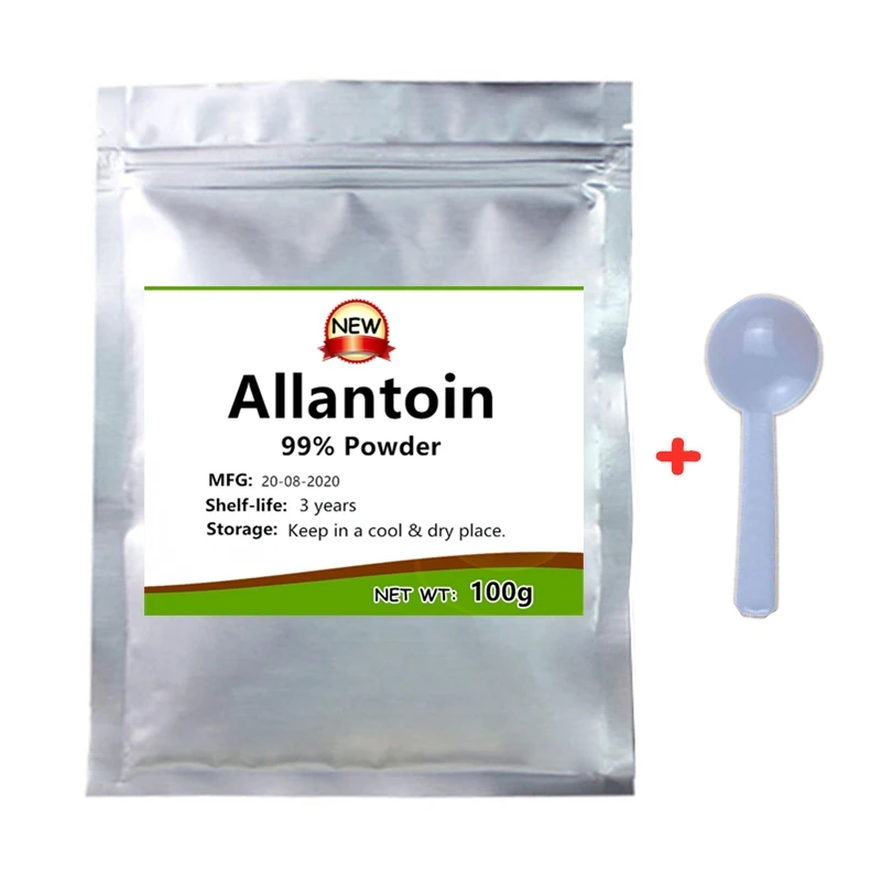 99% аллантоиновая пудра отшелушивает поверхностную кожу уменьшает тонкие линии и
