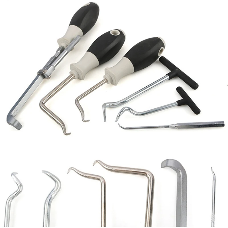 

6 in 1 Car Pick and Hook Set Gasket Scraping Hose Removal O-Ring Seal Remover Puller Tool Set