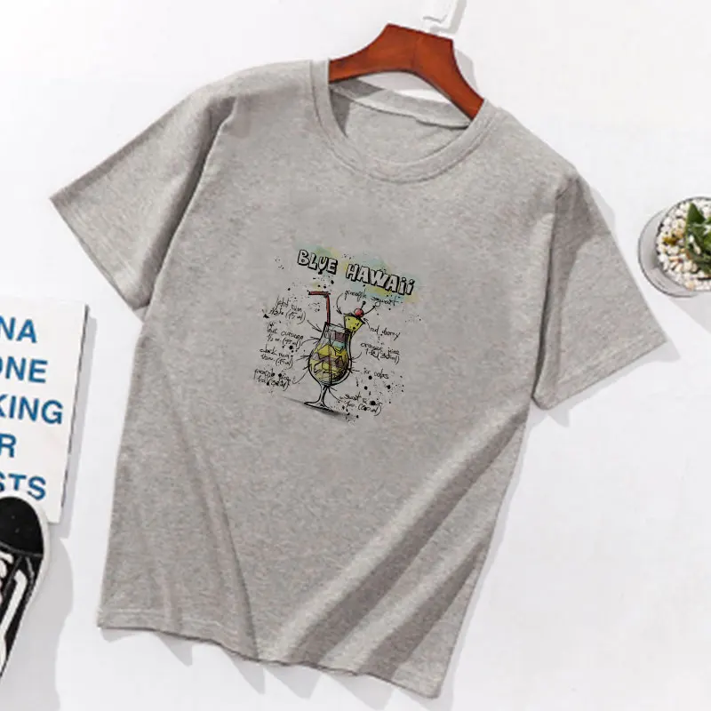 Модная кавайная эстетичная футболка в стиле Харадзюку Милая с коротким рукавом и