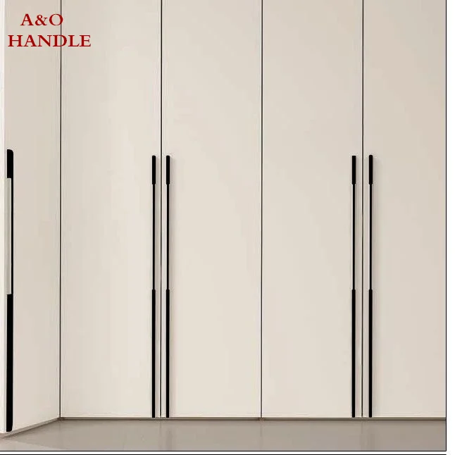 Handles Drawer Cabinet Furniture Kitchen Handles for Wardrobe Doors and Windows Black Golden 1000mm Super Long Hardware
