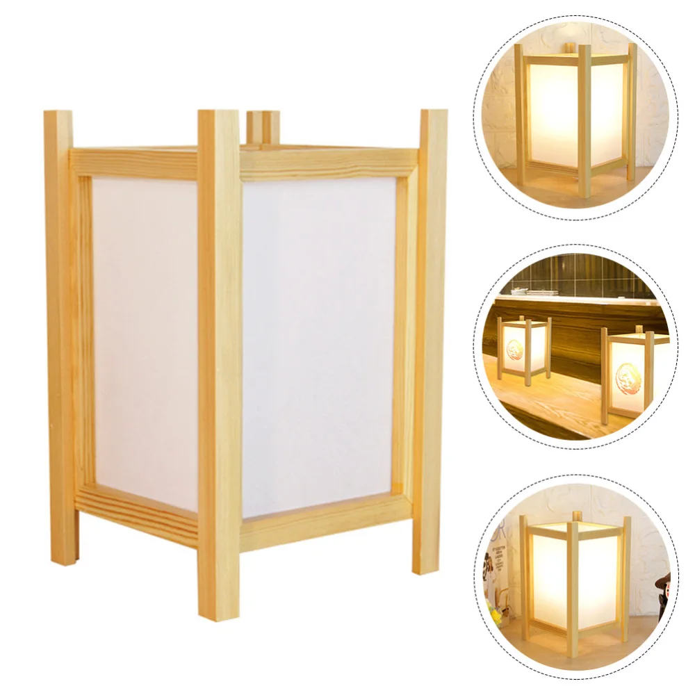 

1pc Home Use Night Lamp Ornament Decorative Japanese Style Desktop Light