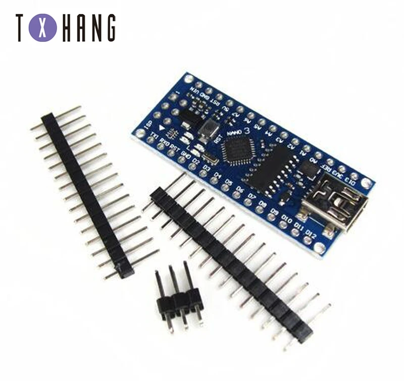 Микроконтроллер Nano V3.0 ATmega168 / 328P 5 В 16M для Arduino ATF с Загрузчиком совместимая Плата