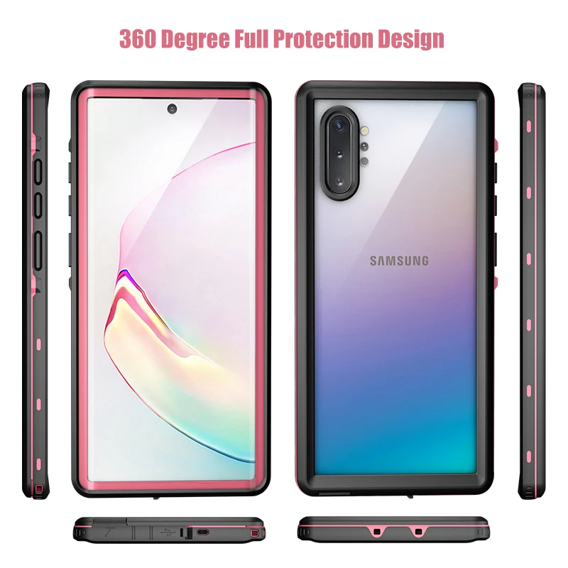 

IP68 Waterproof Case For Samsung Galaxy Note10 Plus Case Diving Swimming Water Resistant Diving Cove For Samsung Note 10+ Shell