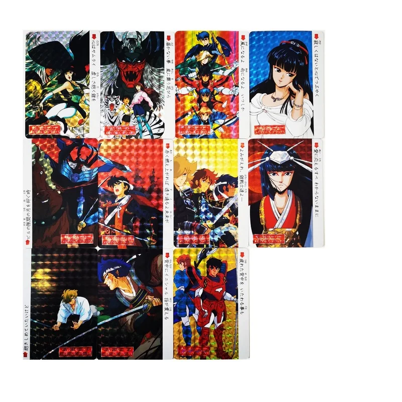 45 шт./компл. игрушечная карточка Йорк Самурайские солдаты Ронин Хобби Брелок