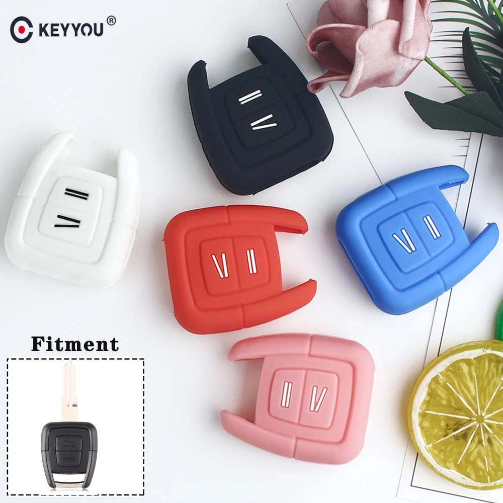 KEYYOU 10X сменный силиконовый чехол для ключей от машины Fob Vauxhall Opel Astra Zafira Omega Vectra h j