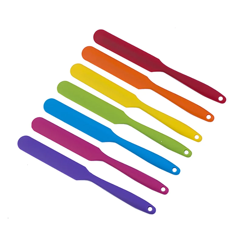 Силиконовая кулинарная лопатка для торта термостойкая Гибкая антипригарная