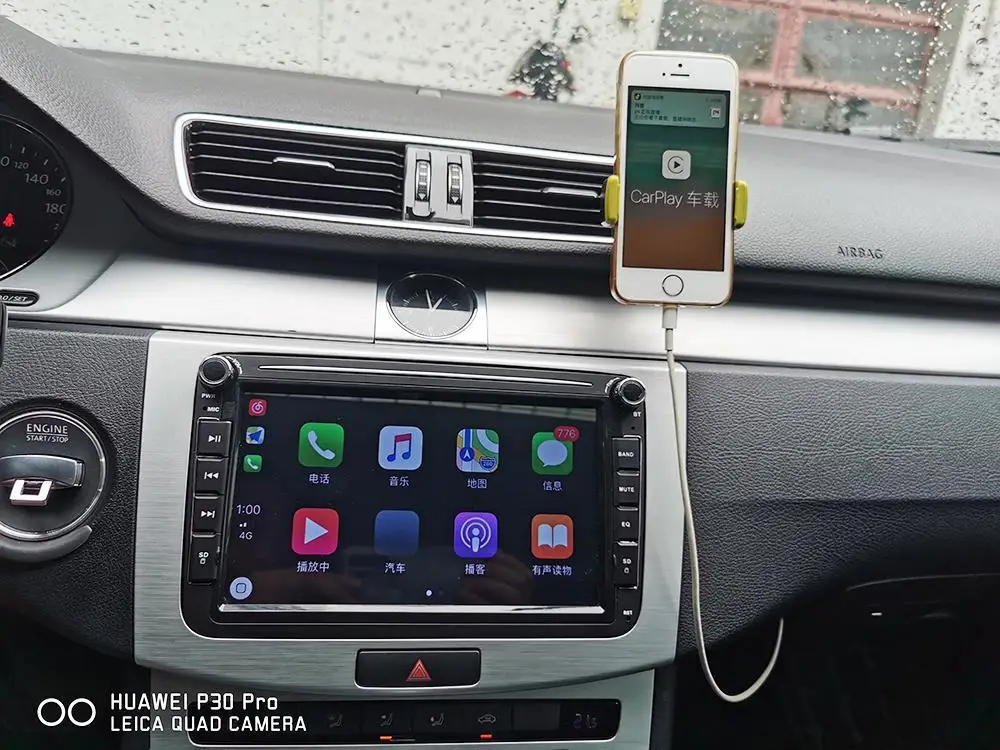 Встроенный ключ Carplay и Android авто 7 дюймов Автомобильный dvd-плеер радио для V W Volkswagen POLO PASSAT TOURAN Golf 5 6 Skoda Seat