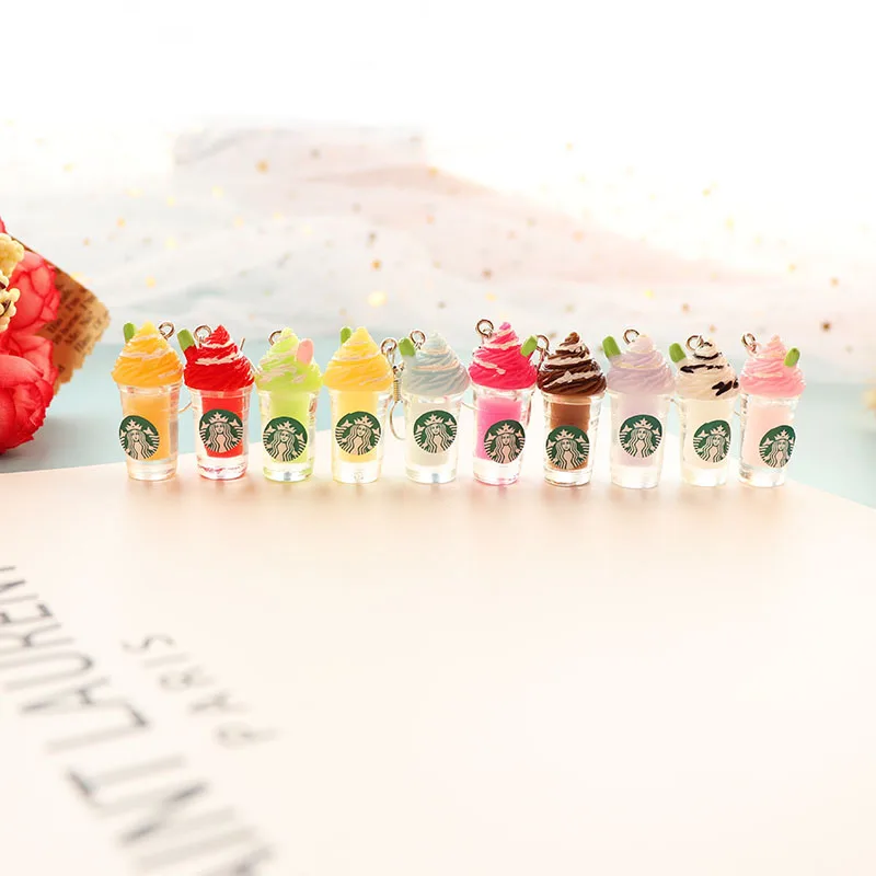 Висячие серьги в форме чашки с соломенным напитком для женщин, модные аксессуары для девочек, ручная работа, уникальные Висячие серьги, ювелирное изделие, подарок