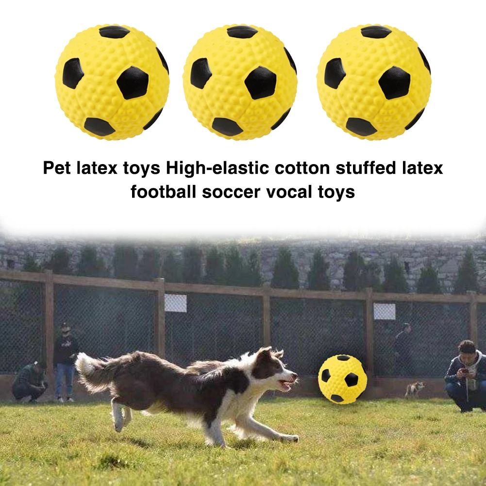

Toys for Dogs Ball Interactive Toys Dog Chew Toys Tooth Cleaning Elasticity Small Big Dog Toys Latex Pet Ball Toys