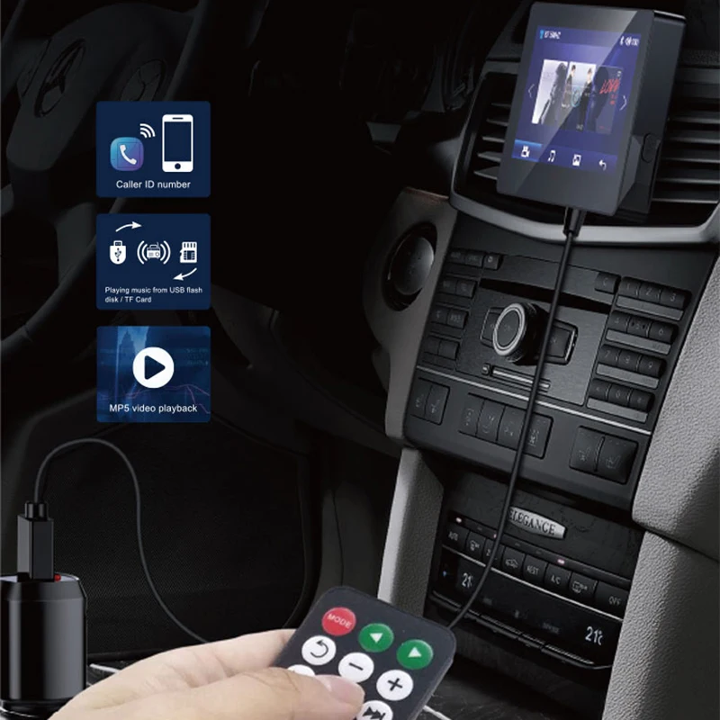 Автомобильный MP5 плеер с Bluetooth 5 0 FM передатчиком и поддержкой TF U диска музыкальный