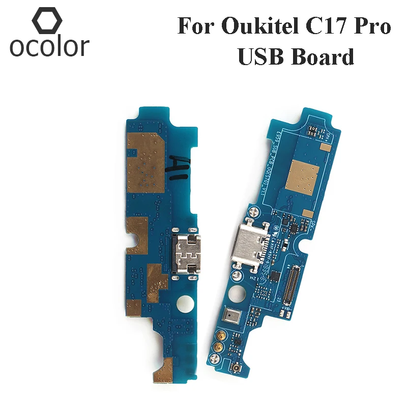 Плата зарядного устройства ocolor для Oukitel C17 Pro USB плата в сборе запасные части