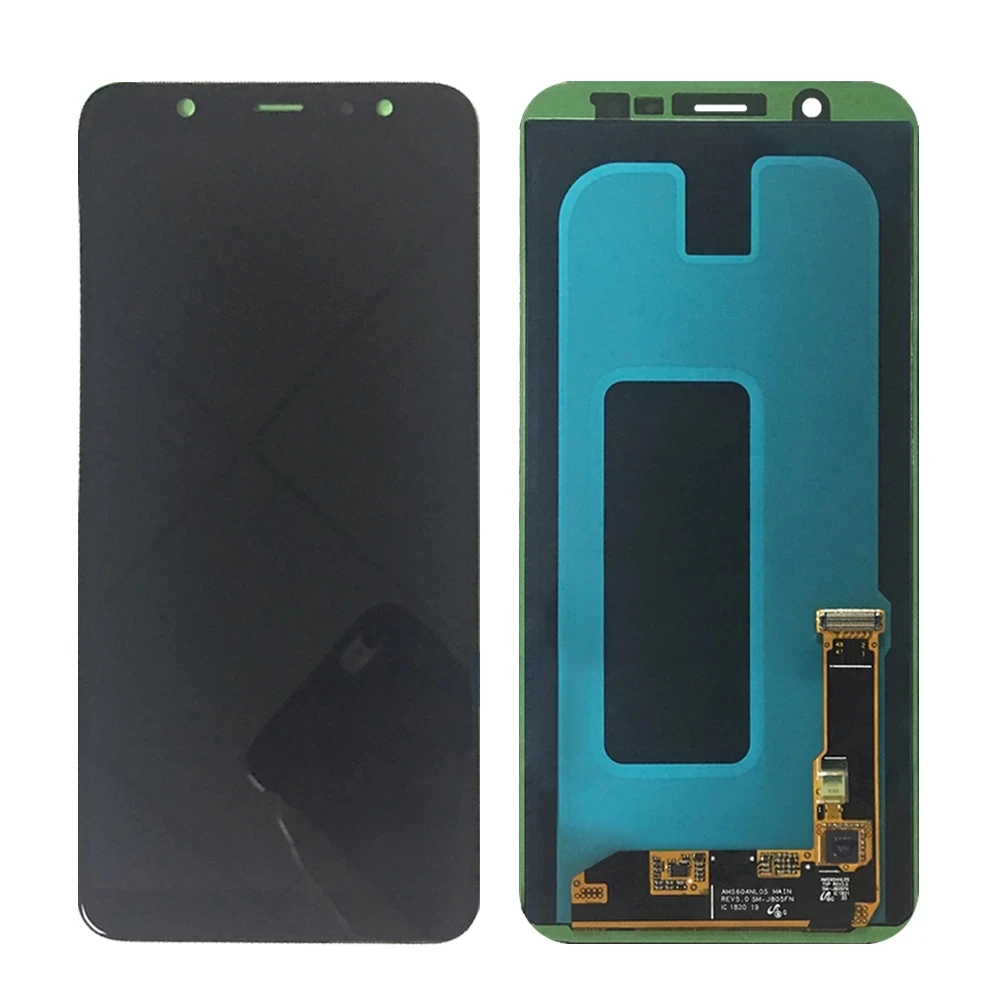 

ЖК-дисплей AMOLED для Samsung A6 Plus 2018 A605, дисплей с сенсорным экраном и дигитайзером в сборе, сменный ЖК-дисплей для Samsung A6 Plus 2018 A605