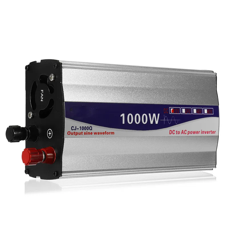 

1000W 220V LED Display Pure Sine Wave Power Inverter 12V/ 24V To 220V Converter Transformer Power Supply Inverter Electronics