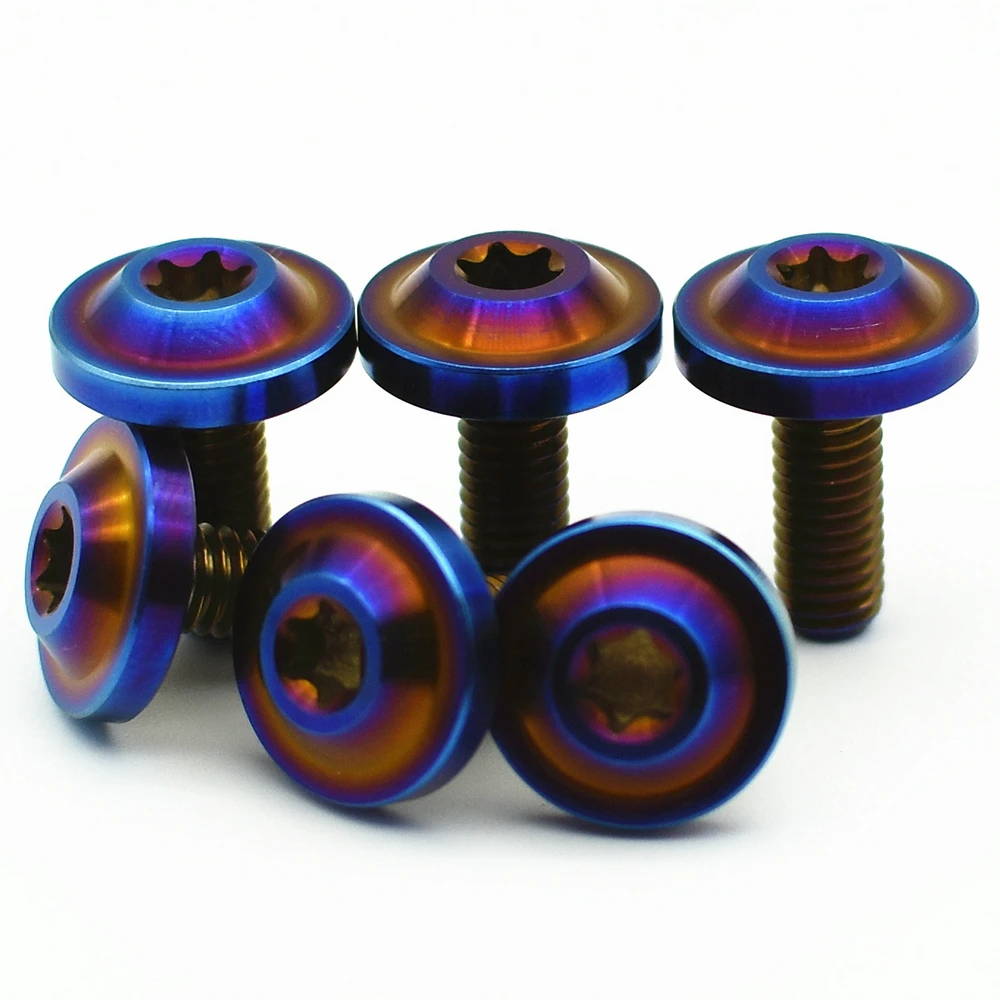 Титановый болт для верховой езды модификация оболочки M6x10 16 20 30 мм Бабочка зонтик