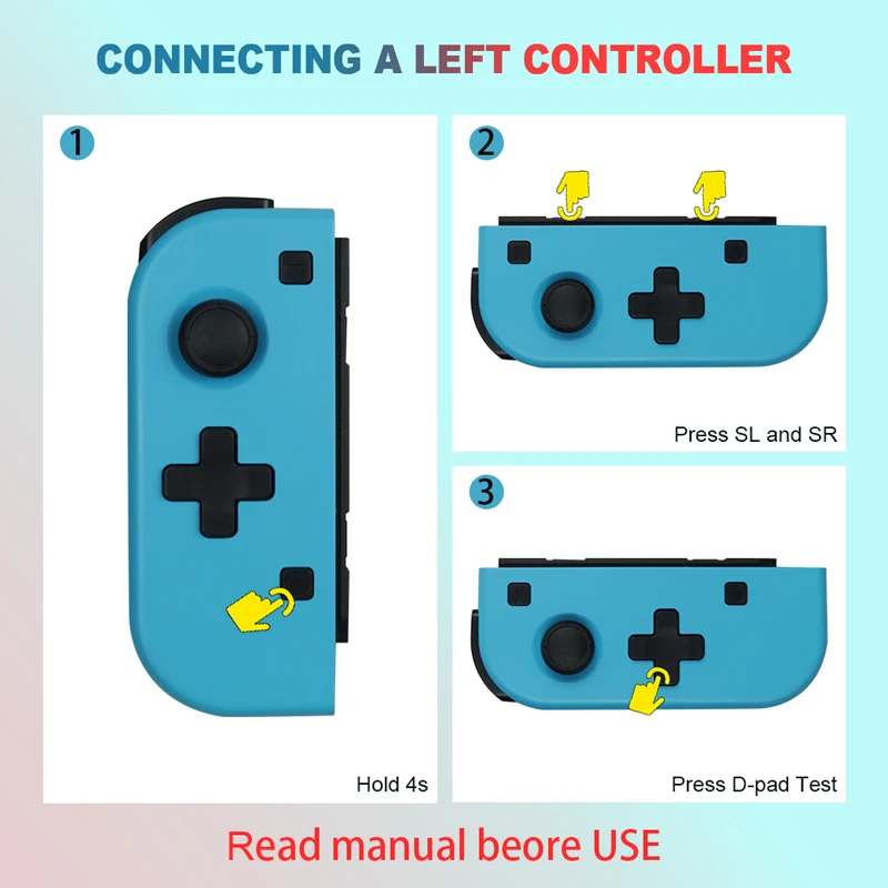 Беспроводной Bluetooth левый и правый игровой контроллер Joy-con, геймпад для Nintendo Switch NS Joycon, игра для Nintendo Switch Console r25