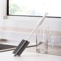 1pcs silicone glass cleaning brush kitchen wash cup sponge brush for coffe tea cup wholesale