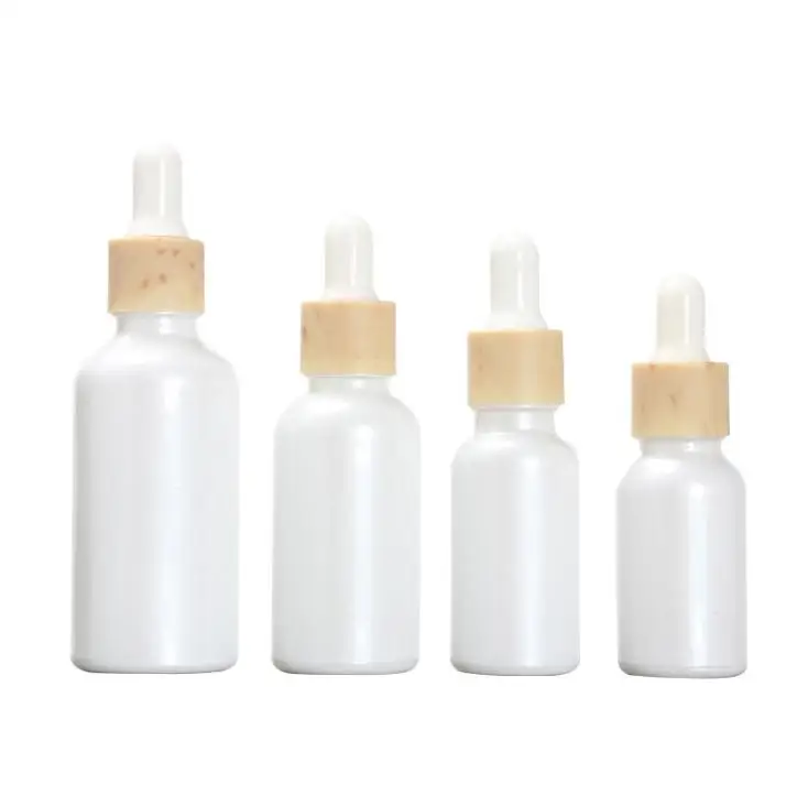 

15ml 30ml 50ml Frosted Amber White Glass Dropper Bottle with Cap 1oz Glass Essential Oil Bottle SN819