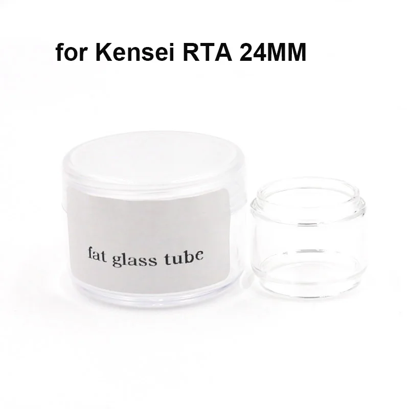 2PCS Replacement Glass Tube Extend Capacity Fit for Kensei RTA 24MM | Electronic Cigarette Accessories