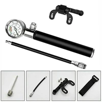 portable bicycle tire ball inflatable gauge high pressure air pump inflator air pump inflator