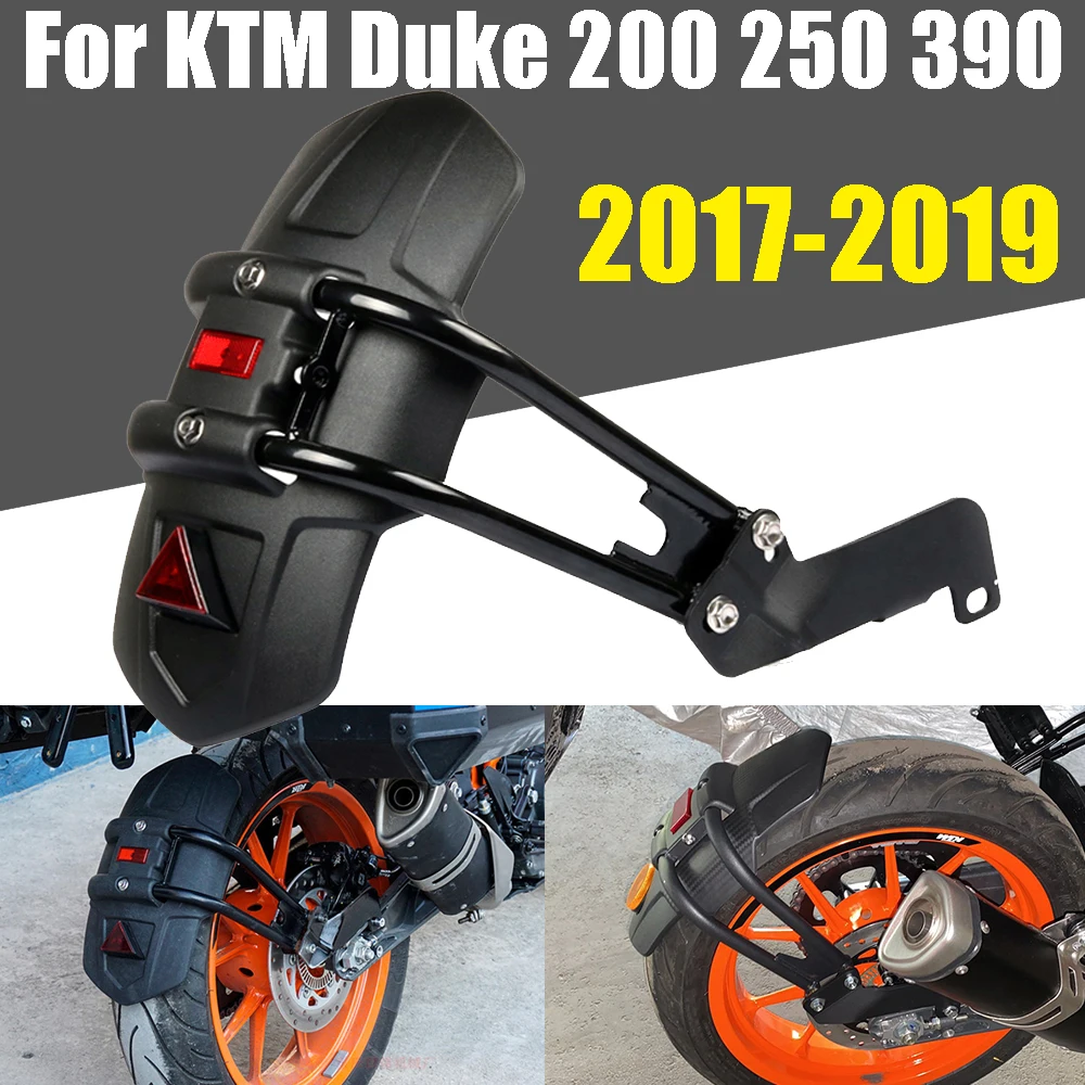 

for KTM Duke 200 250 390 DUKE 390 DUKE390 DUKE250 DUKE200 2017-2019 Motorcycle Accessories Rear Fender Mudguard Splash Guard Mud