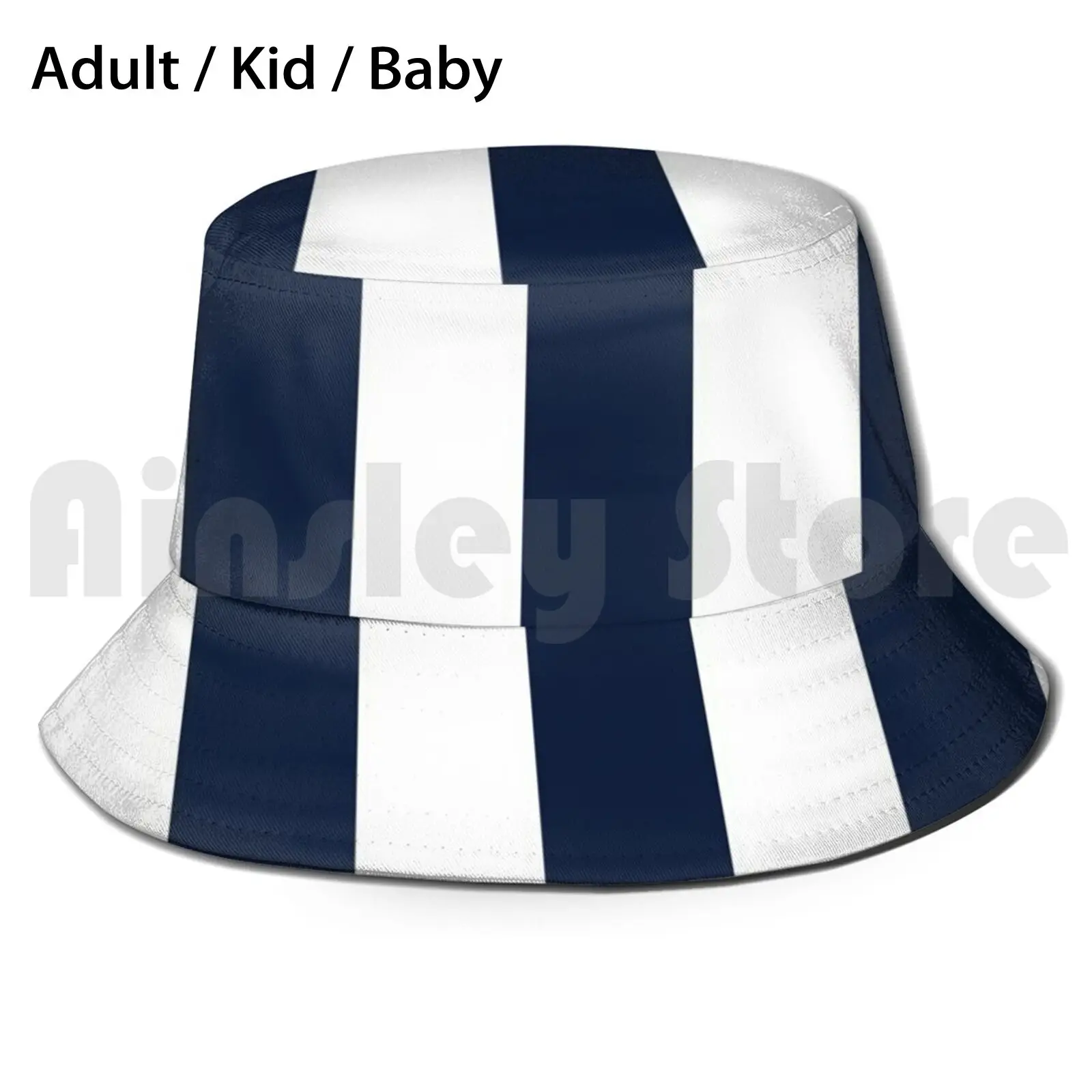 

West Brom Inspired Bucket Hat Adult kid baby Beach Sun Hats Wba West Brom West Bromwich Albion Baggies