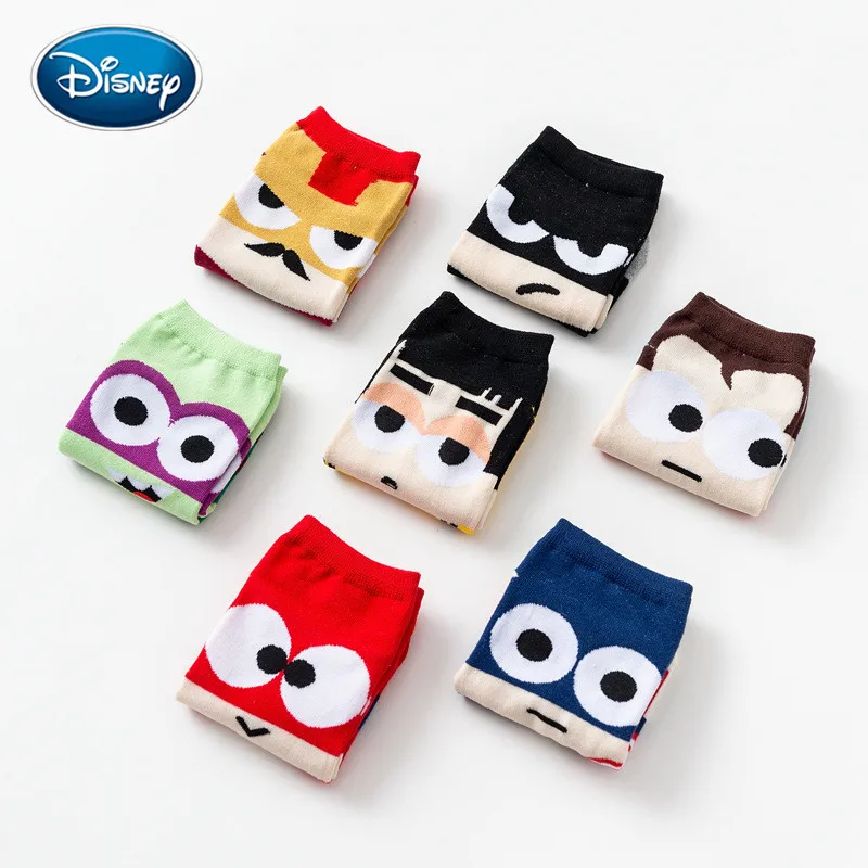Disney новые хлопковые носки с рисунком человек подростковые короткие для