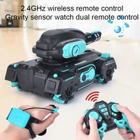 rc car 4wd tank toy water bomb shooting competitive gesture controlled tank remote control drift car toys for children kids boys