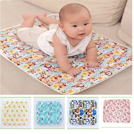 

Baby Reusable Mattress Waterproof Diapering Changing Pads Cotton Washable Newborn Mattress Baby Changing Mat 30*45cm