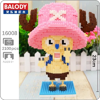 Chopper Balody Naruto Ninja Alrale Doraemon Super Mario Sonic Wario Yoshi Luigi Animal Mini Building DIY Алмазные маленькие блоки игрушка без коробки - Цвет: Chopper