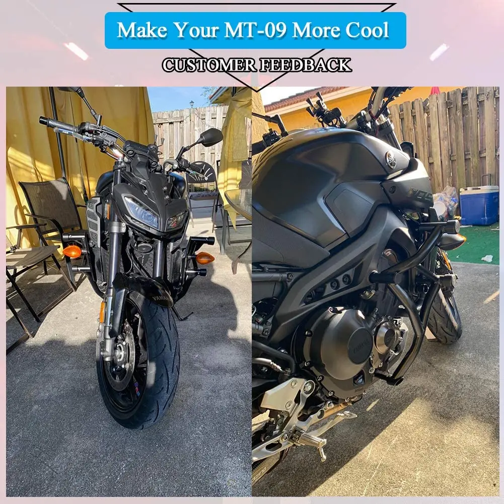 Защита двигателя мотоцикла защитная полоса для 2017 2018 2019 2020 Yamaha MT 09 FZ-09 900 MT09 FZ09 MT-09