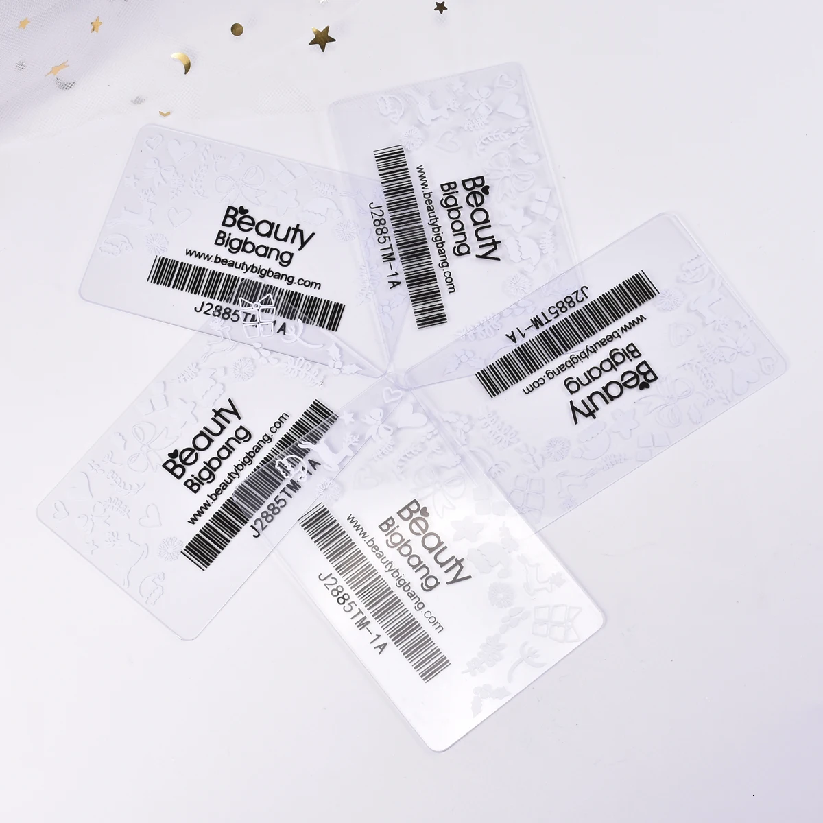 BeautyBigBang 3 шт. пластины для стемпинга ногтей Полировочный штамп пластиковые DIY