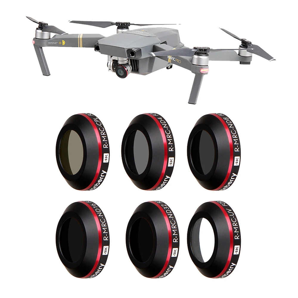 Супер светильник UV ND4 ND8 ND16 CPL фильтр для объектива DJI Mavic Pro Platinum дрона