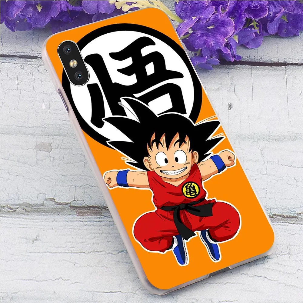Тонкий чехол для телефона Dragon Ball Z чехол для iPhone 7 Plus 5 5S SE 6 6 S/6 6S Plus 7 8/8 Plus X XS XR Xs Max, Жесткий Чехол