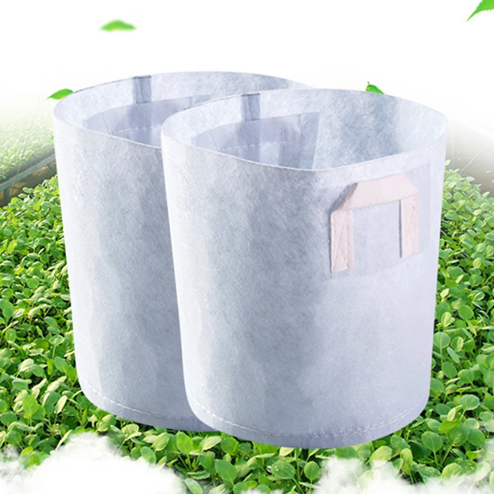 

Root Control Bag Fabric Planting Green Grow Bags Root Container Plant Pouch White Pots Thicken Garden Planting Bags