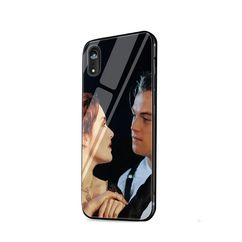 Мобильный телефон стеклянный чехол для iPhone 5 5s SE 6 6s 7 8 Plus X XS Max XR Titanic Rose Jack |