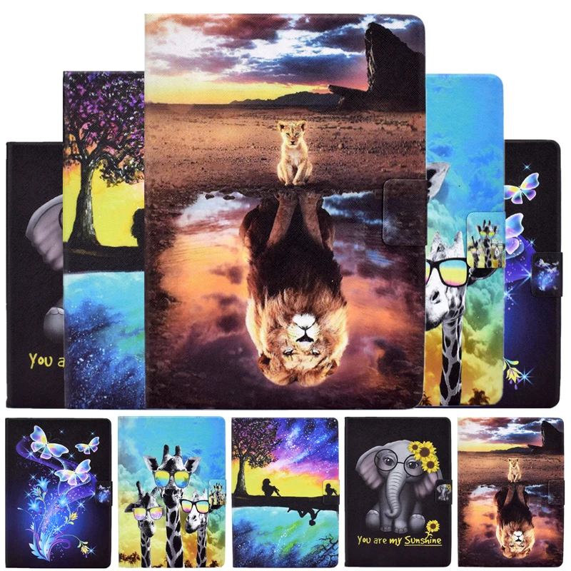 

Coque чехол для Samsung Galaxy Tab A 10,1 2019 SM-T510 T515 Мультфильм кожаный чехол для Samsung Galaxy Tab A 2019 10,1 дюйма чехлы