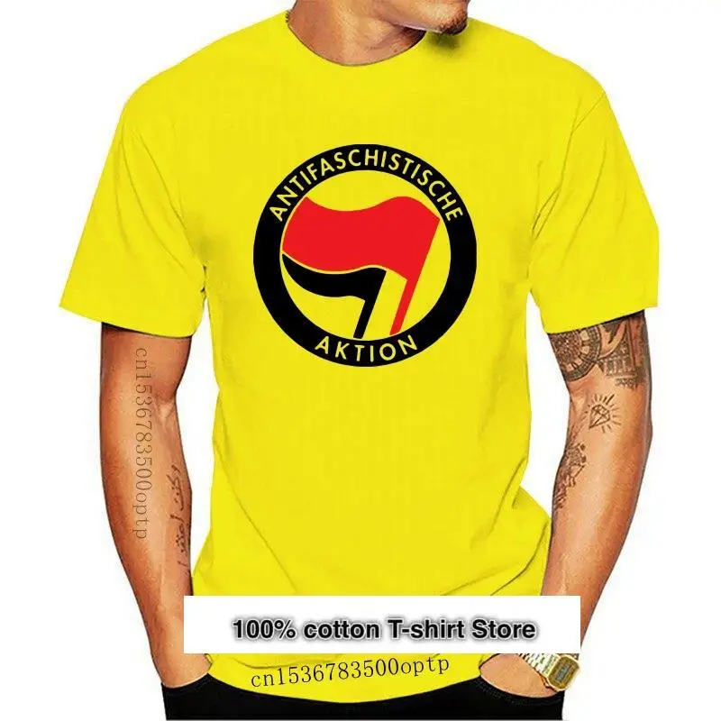 

New Antifa T-shirt Mens White
