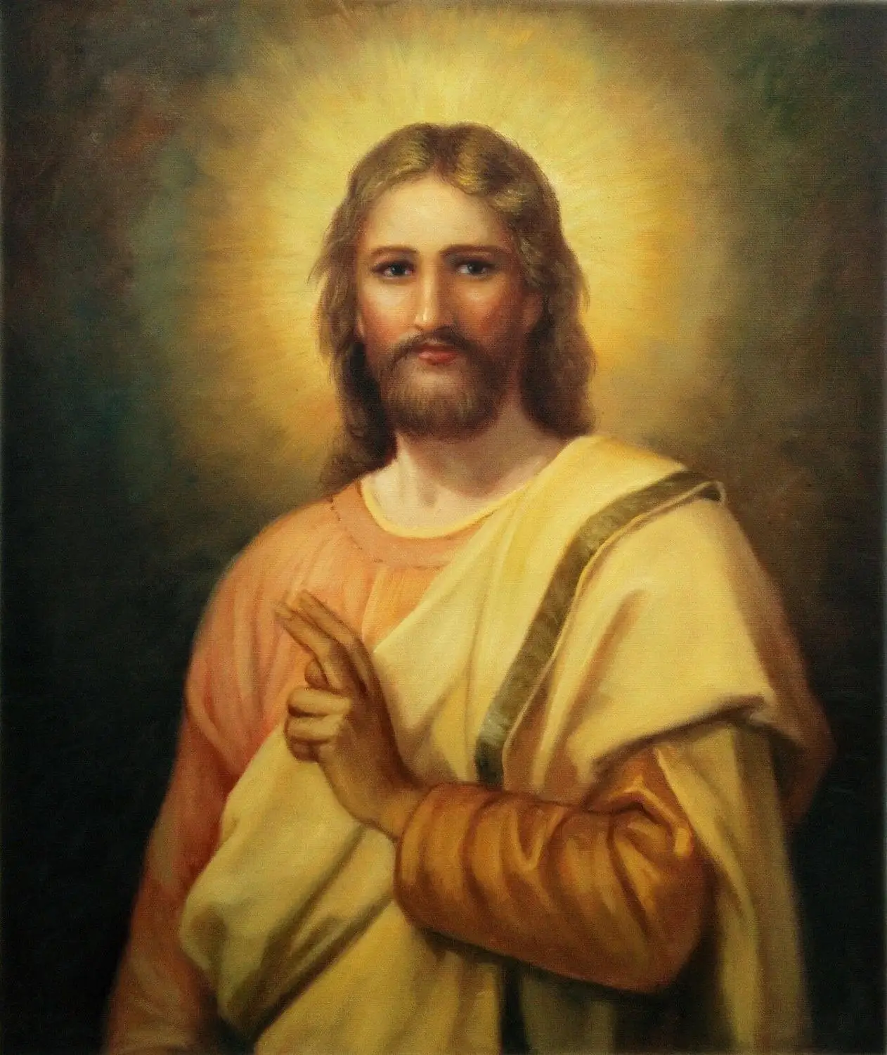 

Картина маслом repro, ручная роспись, фигурка Христа, 24x36 дюймов, 100%