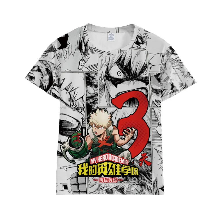 Футболка Midoriya Izuku с героями мультфильмов для мужчин и женщин Модные футболки Топы